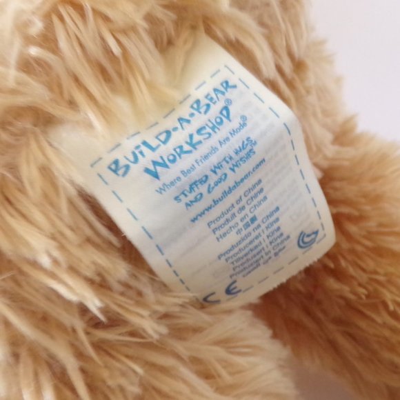 Build a Bear Workshop Tan Brown Nose Bear 2012 Stuffed Animal 16" Tall 3048 - Picture 5 of 7